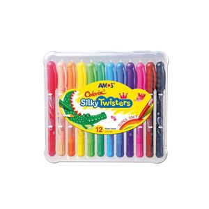 Crayones Silky 3 En 1 (Estuche X 12)