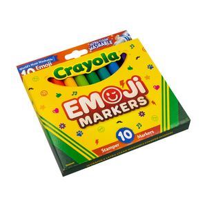 Plumones Crayola Mini Sellos Ultra Lavables (Estuche X 10)