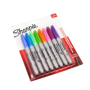 Marcador Sharpie Punta Fina Colores Fashion (Estuche X 8)