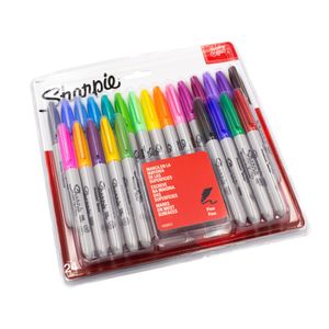 Marcador Punta Fina Colores (Estuche X 24)
