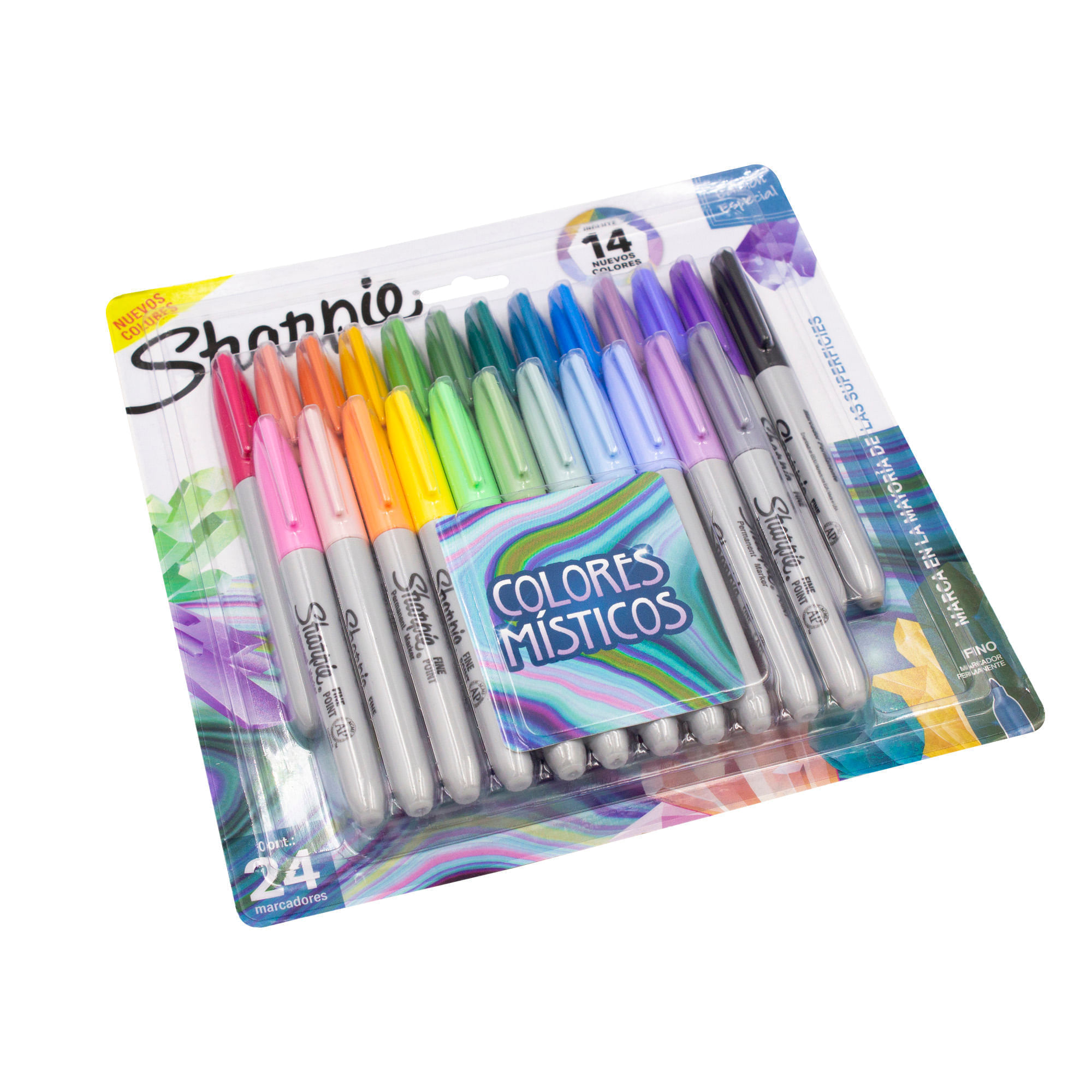 Marcadores Sharpie Colores Misticos X 24 Punta Fina