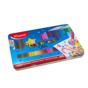 Lápices Colorpeps (Estuche De Metal X 48)