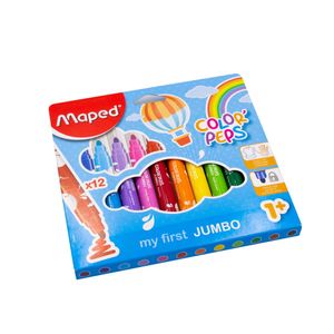 Plumon Jumbo Color Peps(Estuche X 12)