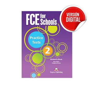 Fce For Schools Practice Tests 2 (Solo Acceso Dig.)