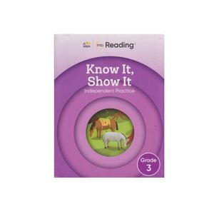 Into Reading Workbook Know It Show It Grade 3