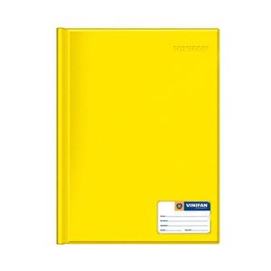 Folder A4 Doble Tapa Dura Con Gusanillo Amarillo