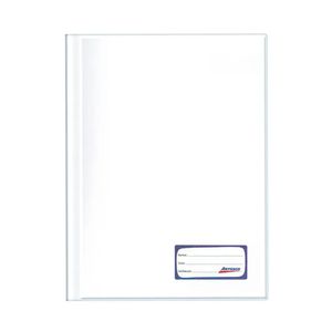 Folder A4 Doble Tapa Dura Con Gusanillo Blanco