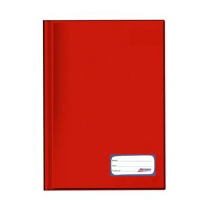 Folder A4 Doble Tapa Dura Con Gusanillo Rojo