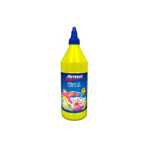 Témpera Escolar 250ml. Neón Amarillo