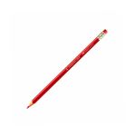 Lápiz Chequeo Rojo con Borrador Faber-Castell | Dos x Tres