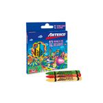 Crayones De Cera Delgados (Estuche X 12)_19367