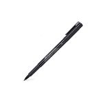 Plumón Permanente Delgado 421-F Negro  Faber-Castell