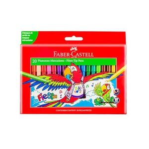 Plumones Delgados Fiesta 45 (Estuche X 20)
