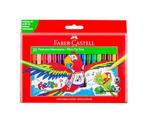 Plumon Delgado Fiesta 45 (Estuche X 20) | Dos x Tres