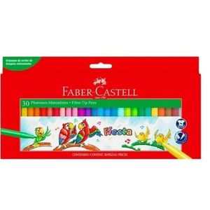 Plumones Delgados Fiesta 45 (Estuche X 30)