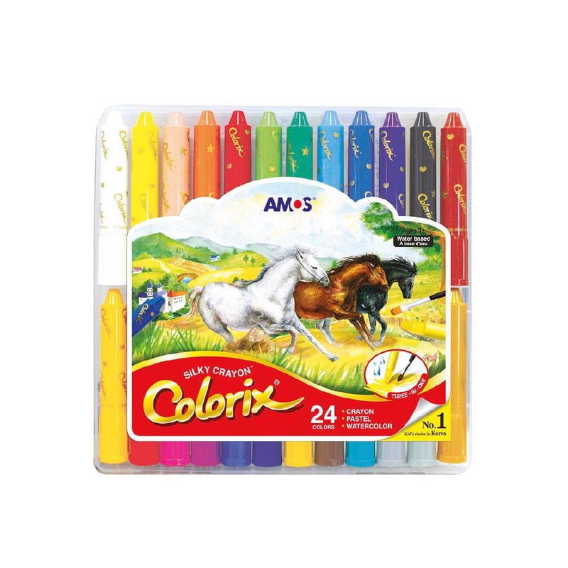 Crayones Colorix 3 En 1 (Estuche X 24)_18992