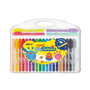 Crayones Silky 3 En 1 (Estuche X 24)