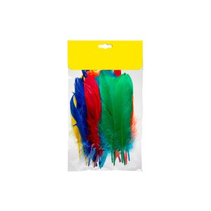 Plumas Colores Surtidos (Bolsa X 12)