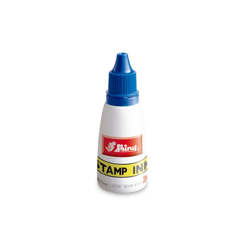 Tinta Para Sello 28ml. Azul Shiny  Producto de Calidad