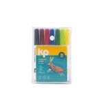 Plumon Jumbo Punta Redonda Estuche 06 + 1 | Dos x Tres