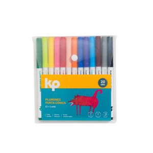 Plumón Junior Punta Cónica (Estuche 12 + 1)