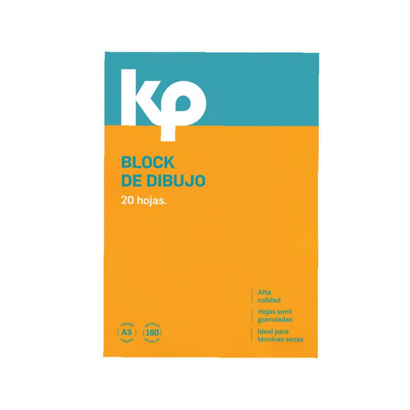 Block De Dibujo Profesional A3 Empastado (20 Hojas)