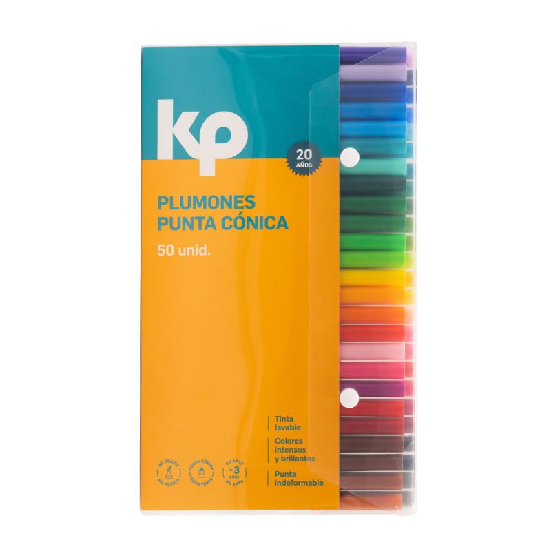 Plumon Junior Punta Cónica Estuche X 50 | Dos x Tres