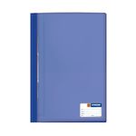 Folder A4 Tapa Transparente Con Fastener Azul Marino _19797