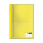 Folder A4 Tapa Transparente Con Fastener Amarillo _19796