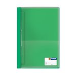 Folder A4 Tapa Transparente Con Fastener Verde Oscuro_19802