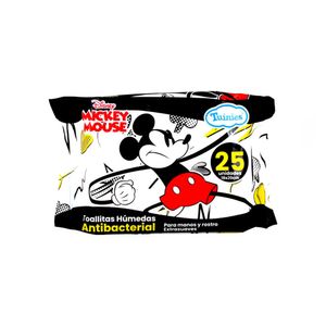 Toallitas Humedas Mickey Mouse (Paquete X 25)