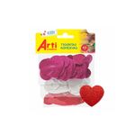 Stickers-Corazon-Eva-Glitter--Paquete-45-Unidades