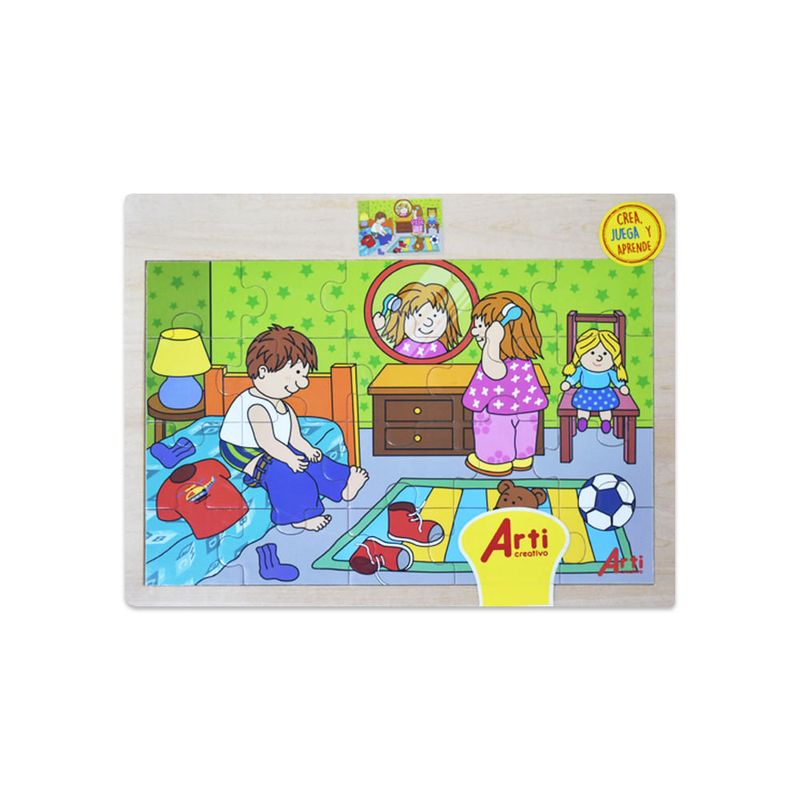 Rompecabezas De Madera Diseños Varios (20 Piezas)