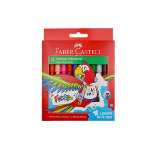 Plumones Delgados Fiesta 45 (Estuche X 12)