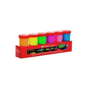 Témpera Neón 30ml. (Estuche X 6)