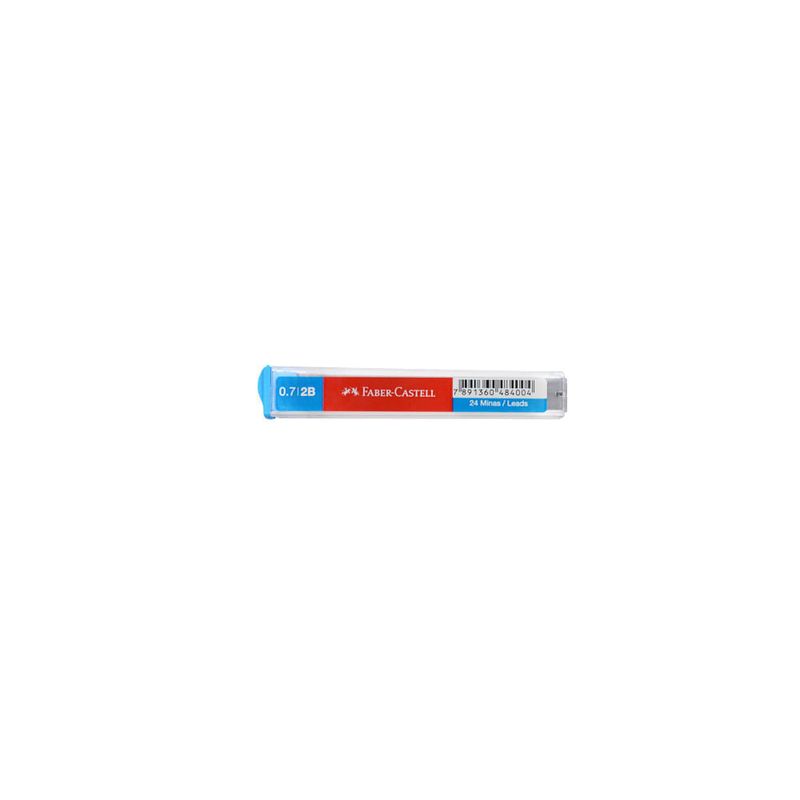Minas 0.7mm 2B: Estuche x 24 Faber-Castell | Dos x Tres