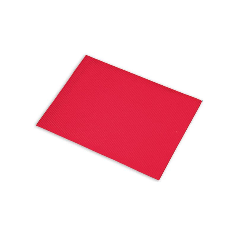 Cartón Corrugado Rojo 50X70cm - Sin Marca