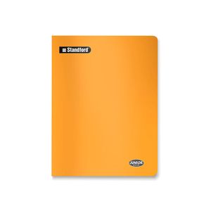 Cuaderno A4 Deluxe Junior 70gr. 80 Hojas Triple Renglón Sombreado Naranja