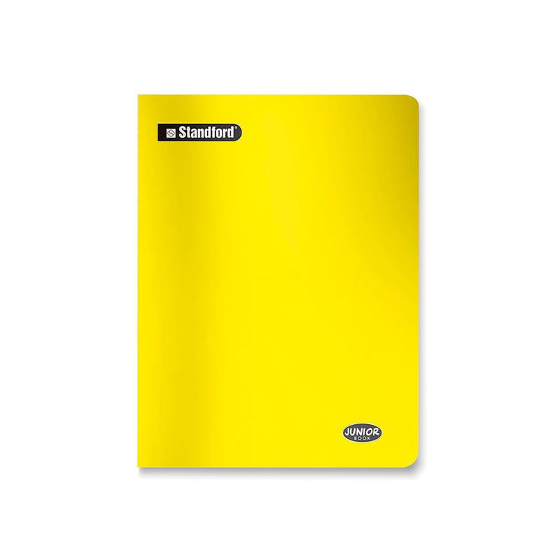 Cuaderno A4 Deluxe Junior 70gr. 80 Hojas Doble Raya Amarillo