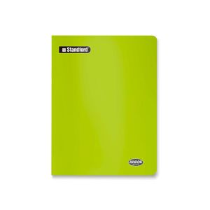 Cuaderno A4 Deluxe Junior 70gr. 80 Hojas Doble Raya Verde Limón