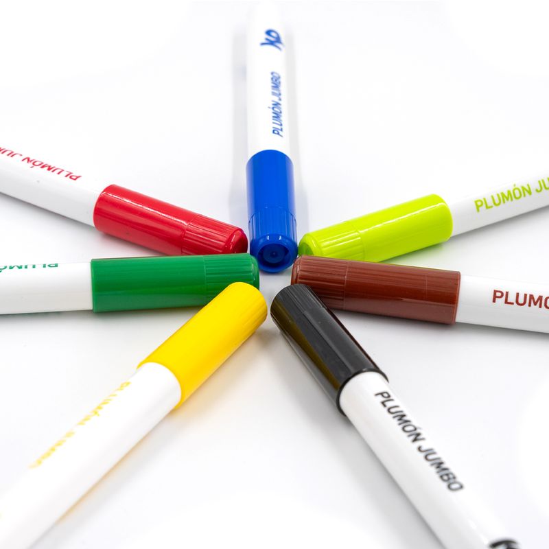 plumones-jumbo-kp-de-diferentes-colores