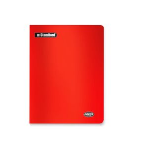 Cuaderno A4 Deluxe Junior 70gr. 80 Hojas Doble Raya Rojo