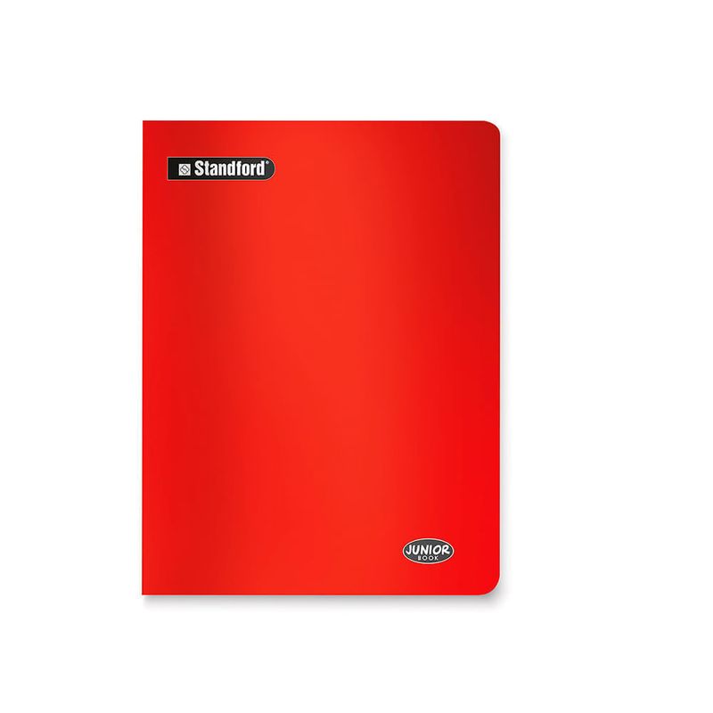 Cuaderno A4 Deluxe Junior 70gr. 80 Hojas Doble Raya Rojo_20635