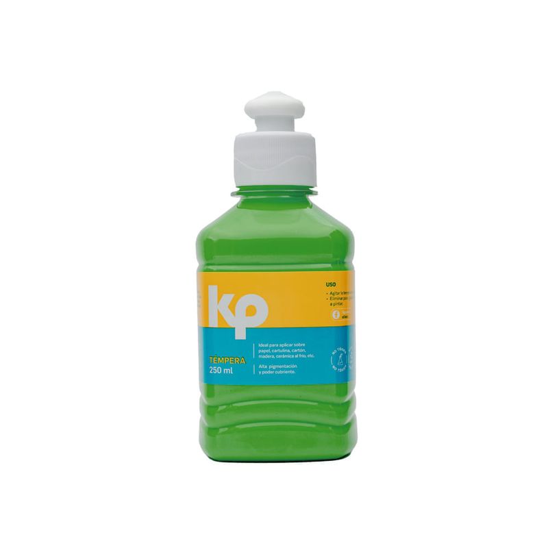Témpera 250ml. 10 Verde: Arte y Manualidades | Dos x Tres