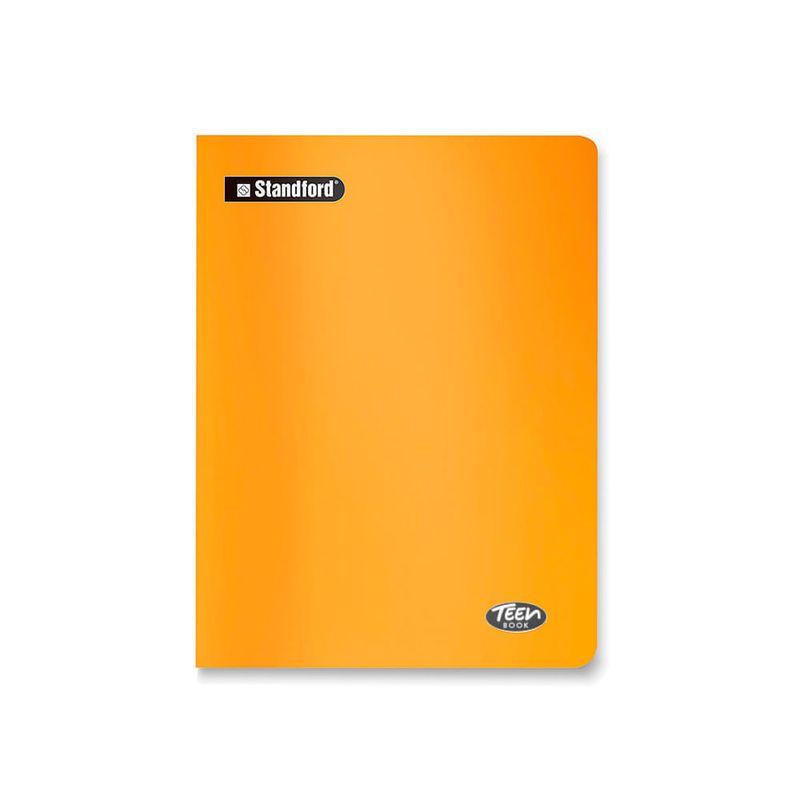 Cuaderno A4 Deluxe Teens 70gr 80 Hojas Cuadriculado Naranja
