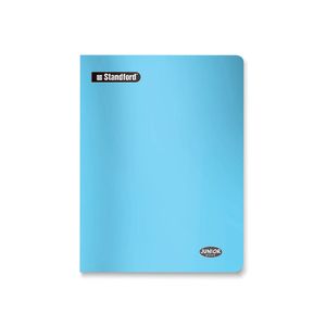 Cuaderno A4 Deluxe Junior 70gr. 80 Hojas Rayado Marco Rojo - Celeste