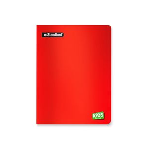 Cuaderno A4 Deluxe Kids 70gr. 80 Hojas Decroly Rojo