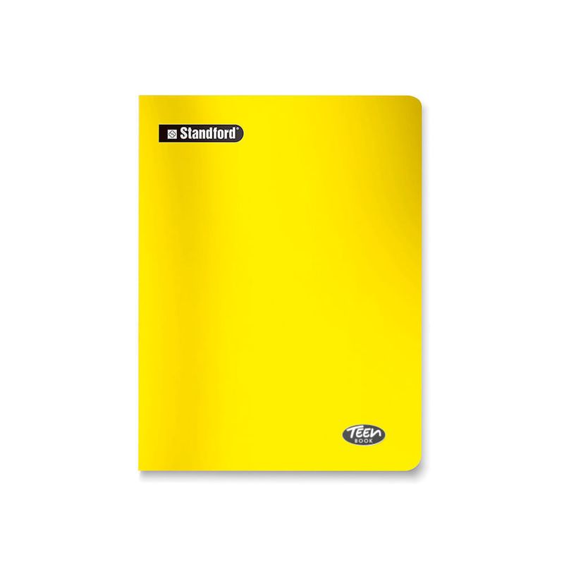 Cuaderno A4 Deluxe Teens 70gr. 80 Hojas Cuadriculado Amarillo_20318