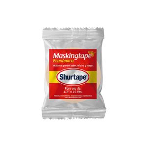 Cinta Masking Tape Económica 1/2 Pulg. X 15 Yardas