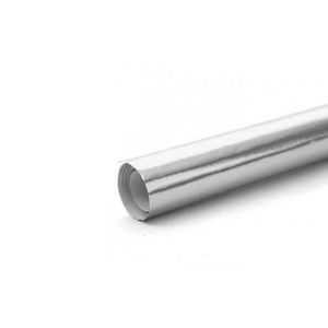 Papel Oropel Platina 50x200cm. En Rollo Plateado